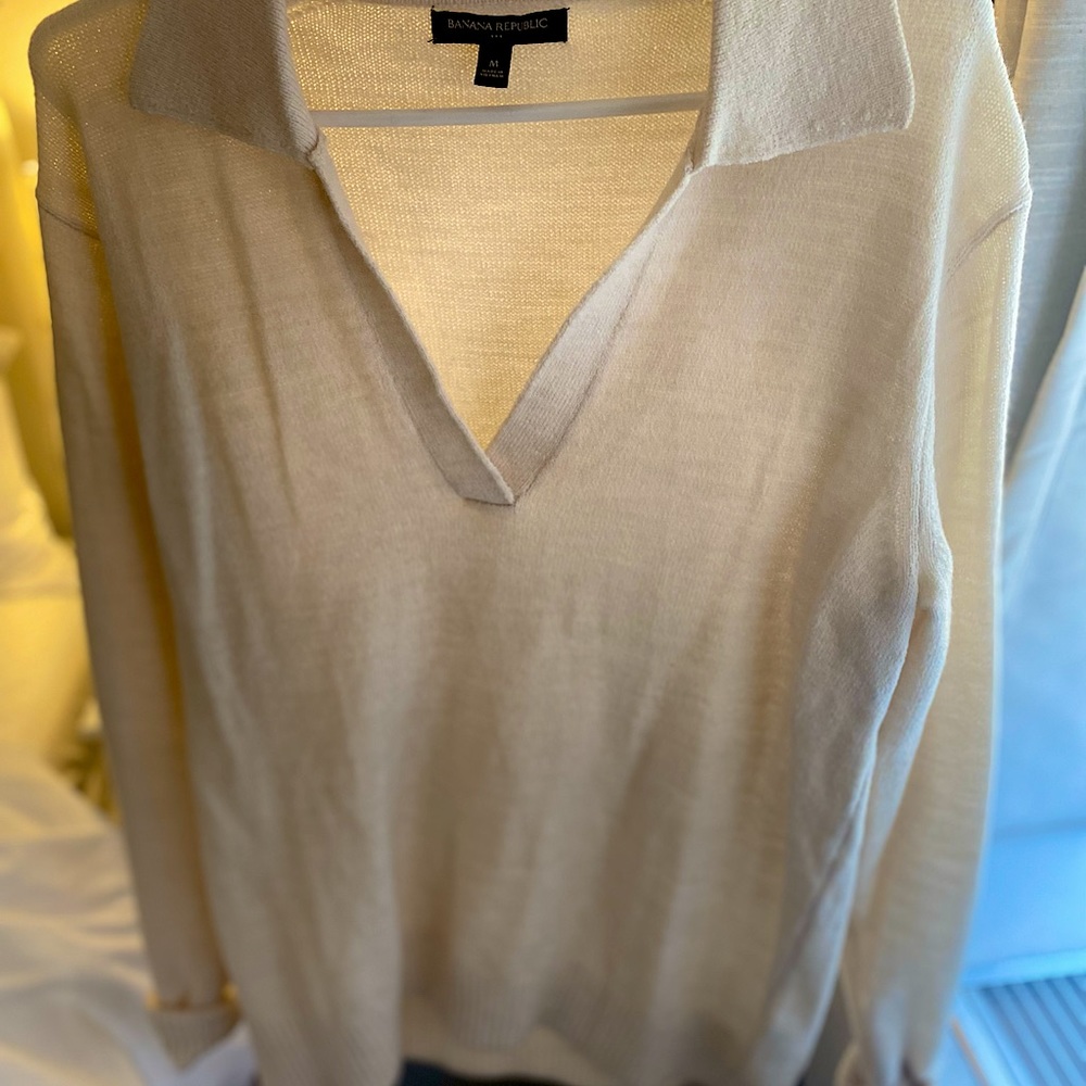 Banana Republic collared sweater